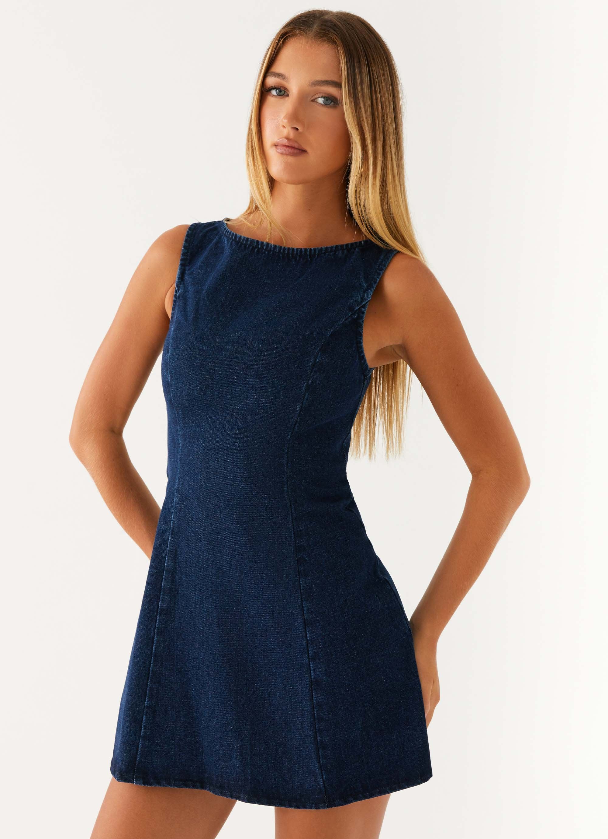 Rochelle Denim Mini Dress