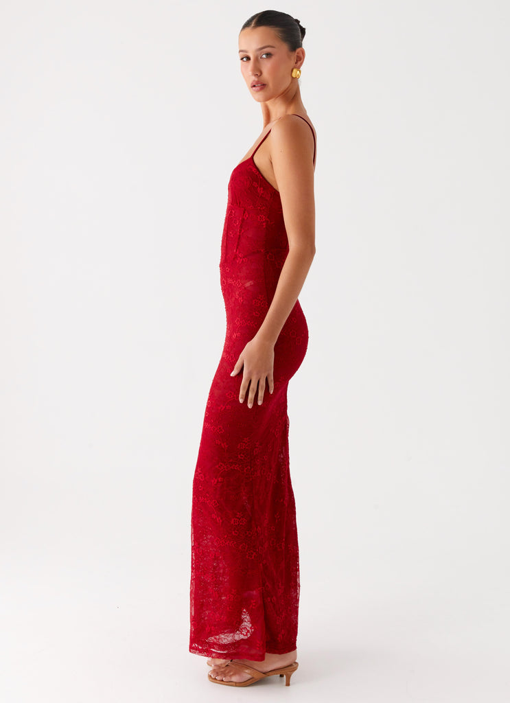 Rosa Corset Maxi Dress - Red Peppermayo Rosa Corset Maxi Dress - Red Peppermayo