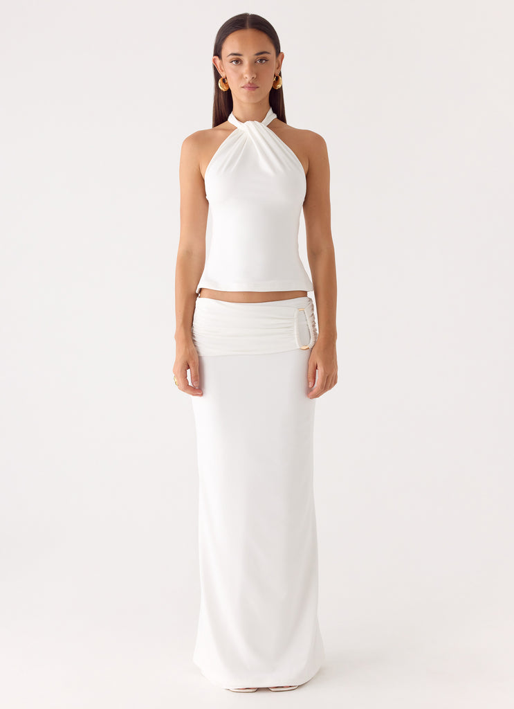 Rosanna Maxi Skirt - White