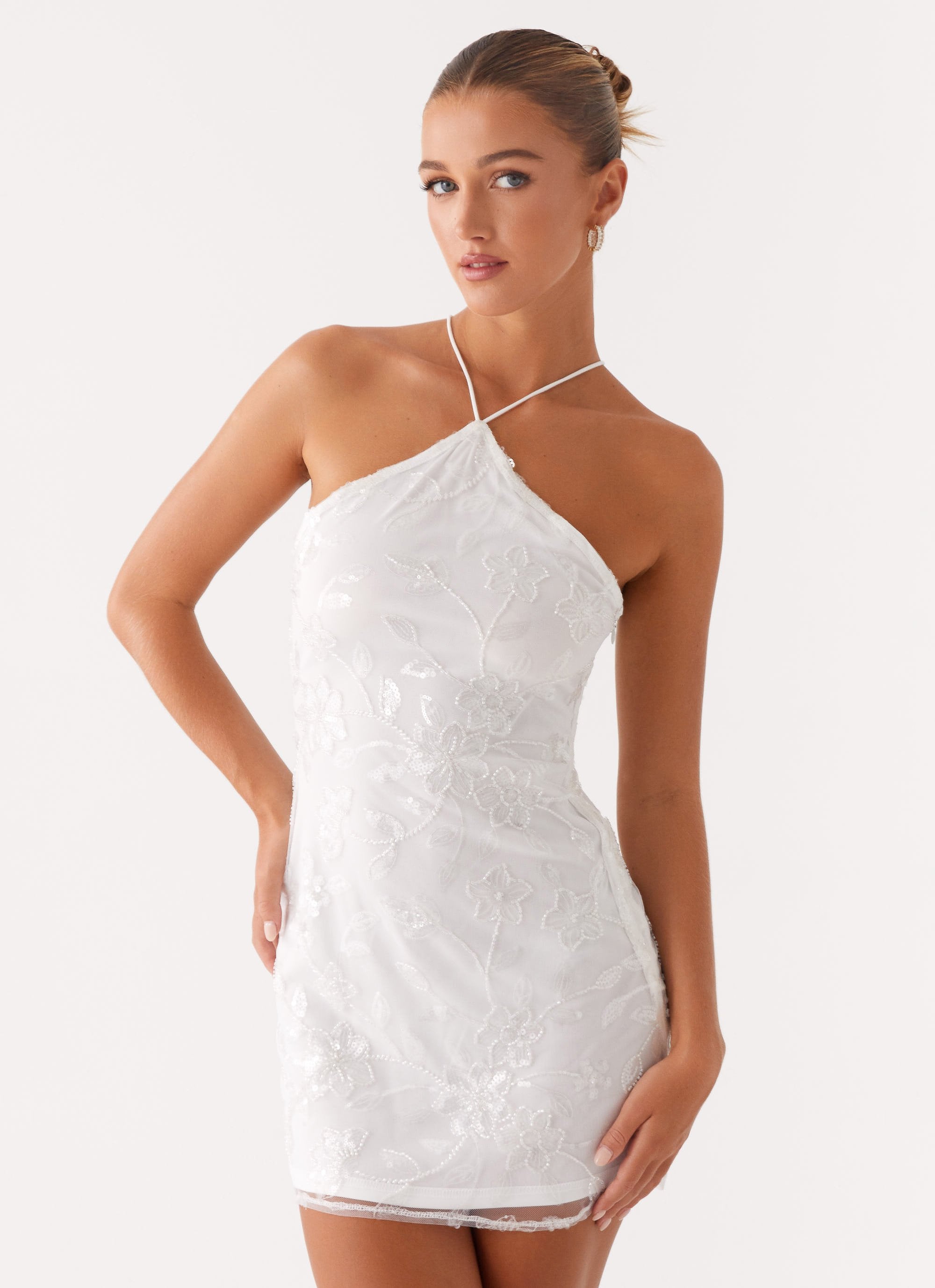 Rumi Beaded Mini Dress