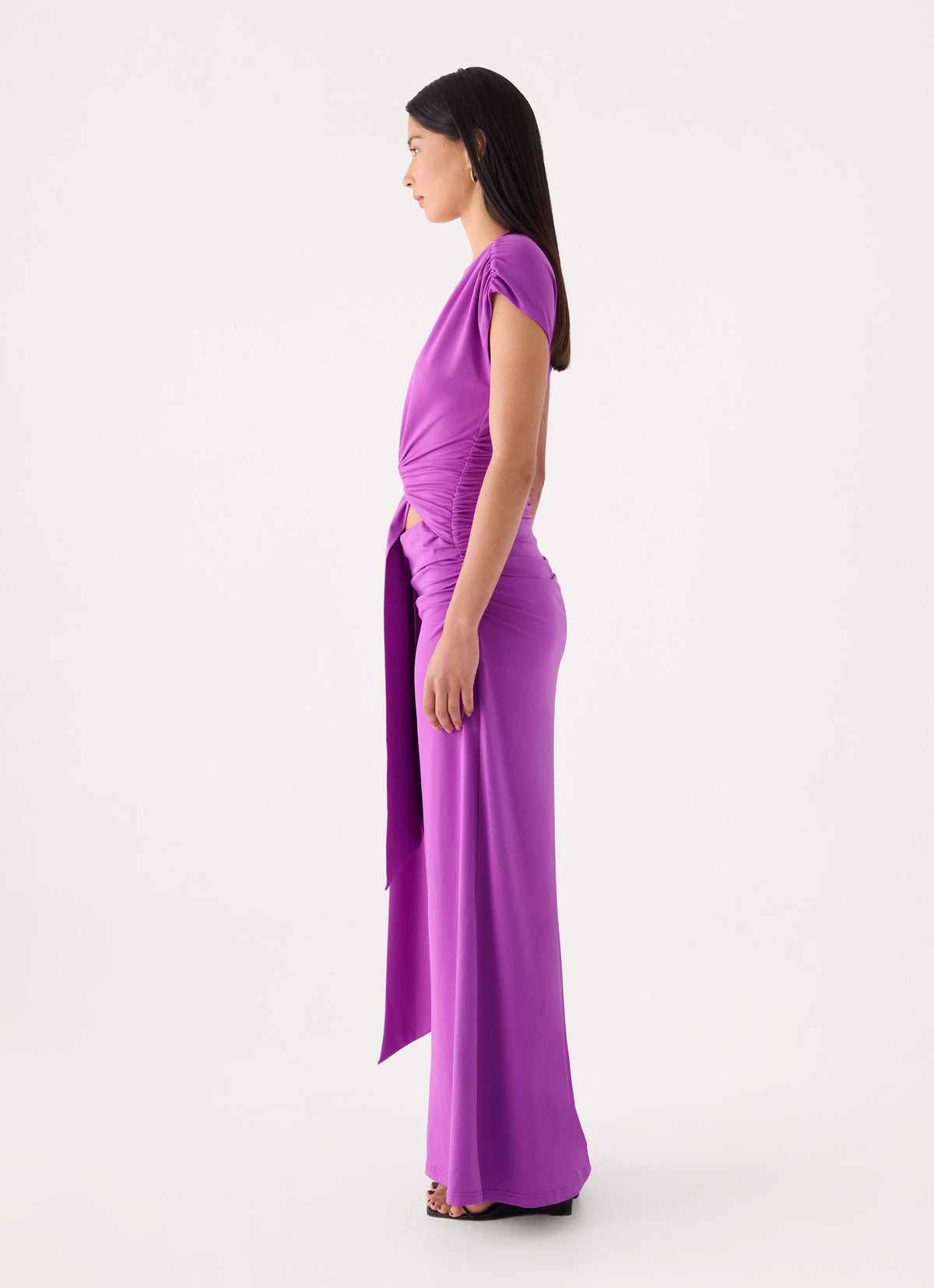 Salira Hardware Maxi Dress - Purple