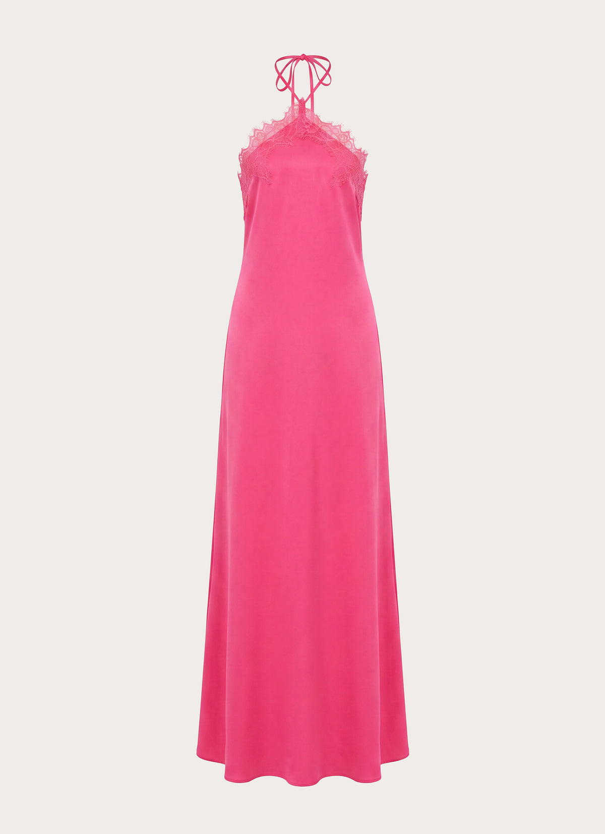 Samaria Halter Maxi Dress - Berry