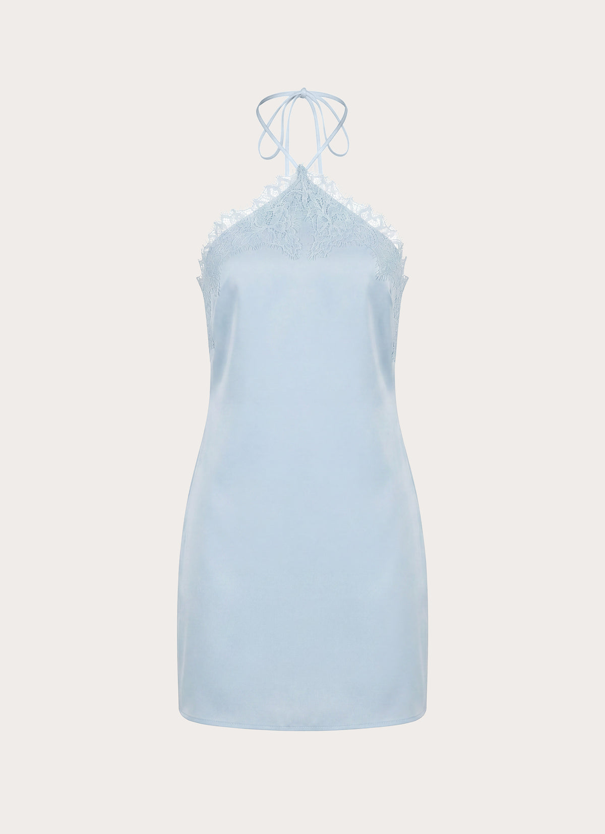 Samaria Halter Mini Dress - Mint