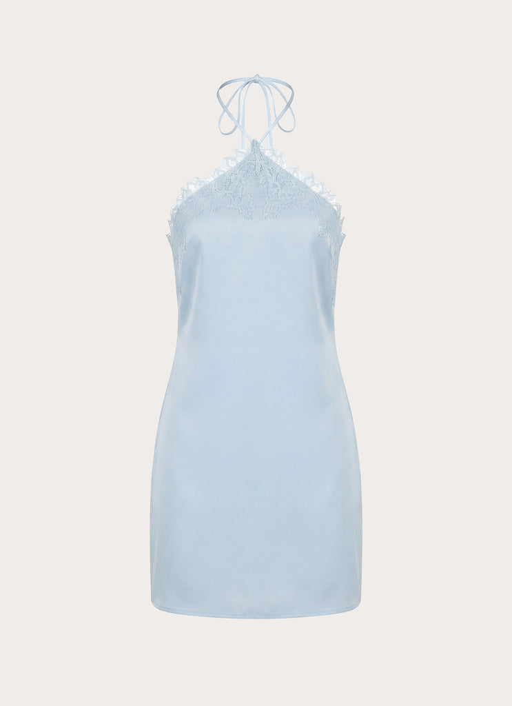 Samaria Halter Mini Dress - Mint