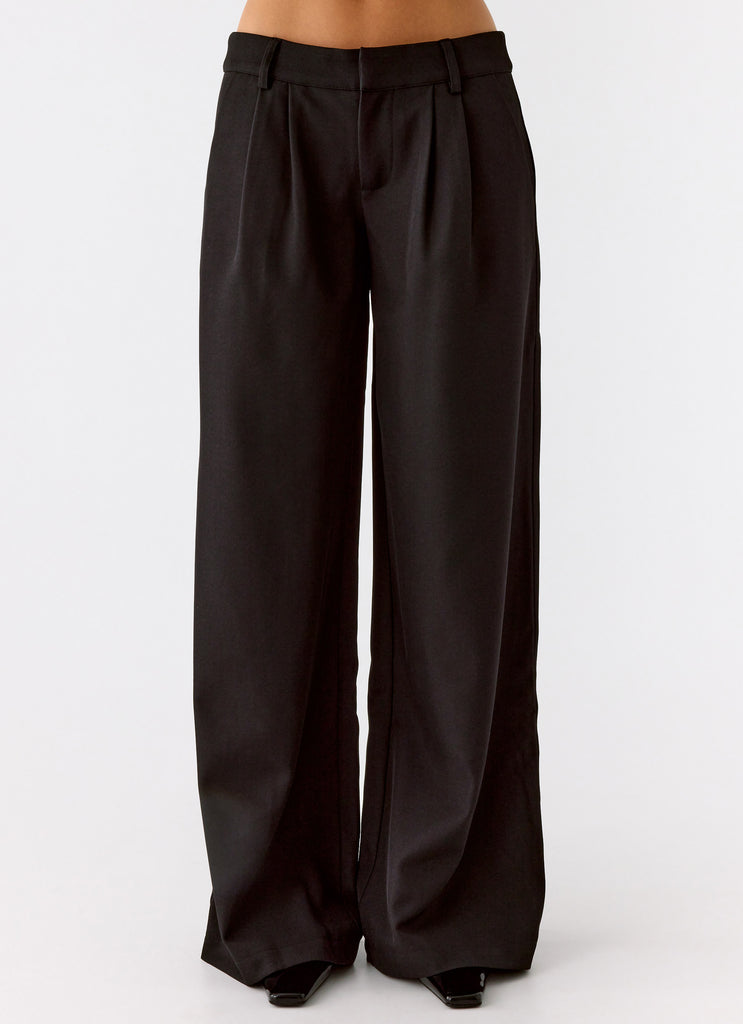 Samuel Low Rise Baggy Pants - Black