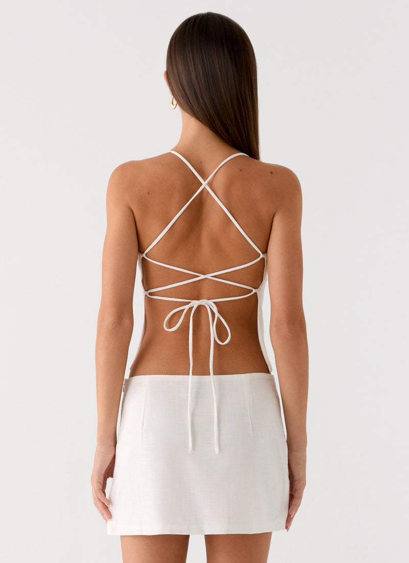 Sangria Top - White