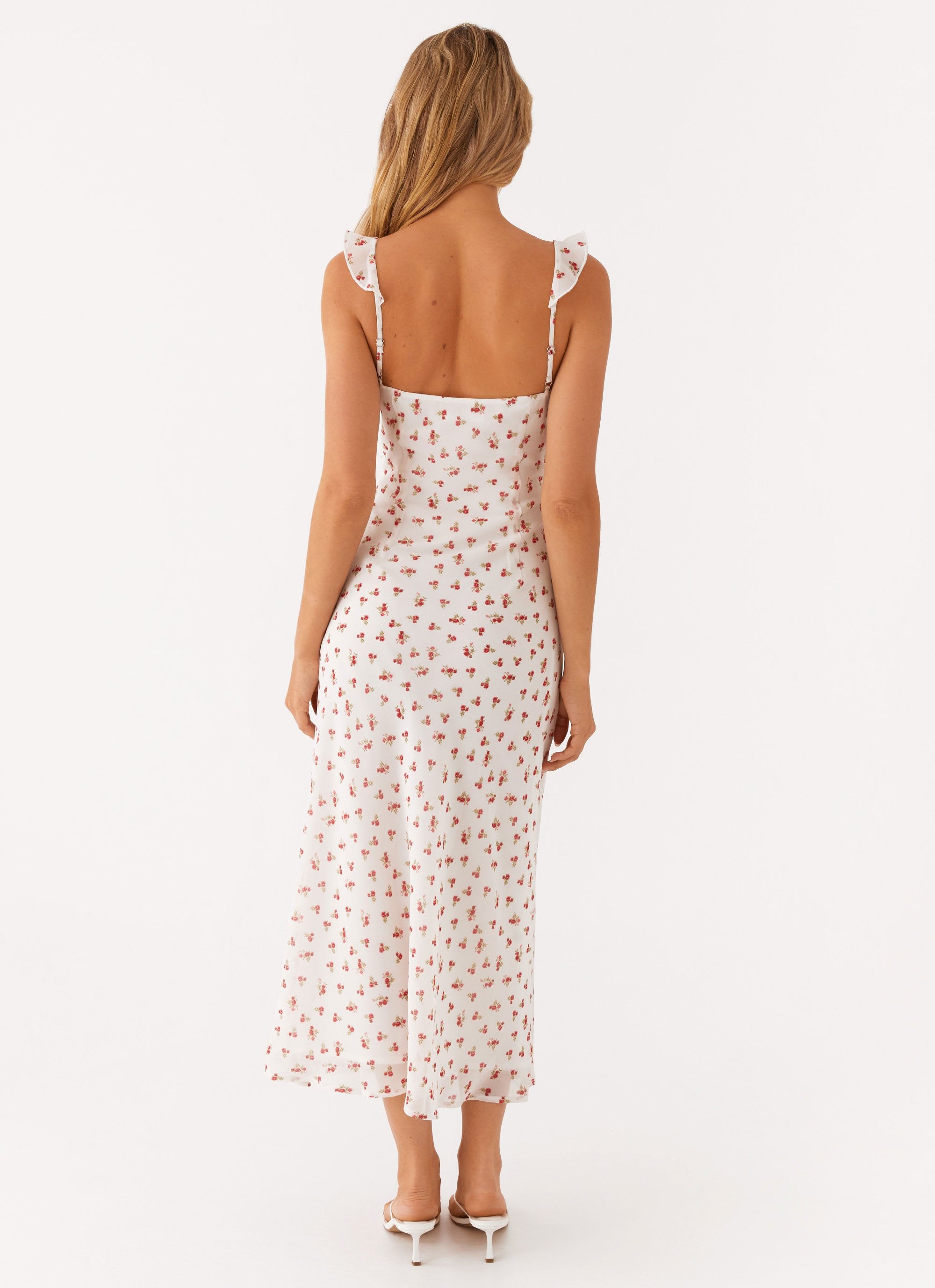 Second female peach midi dress on sale