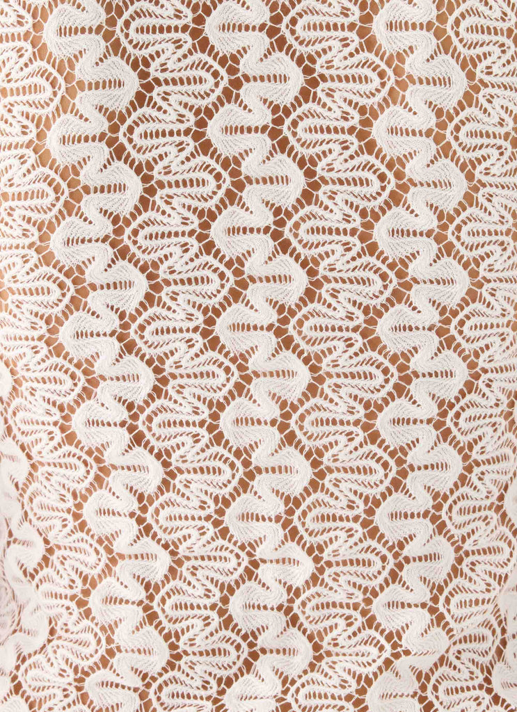 Selina Long Sleeve Top - Ivory