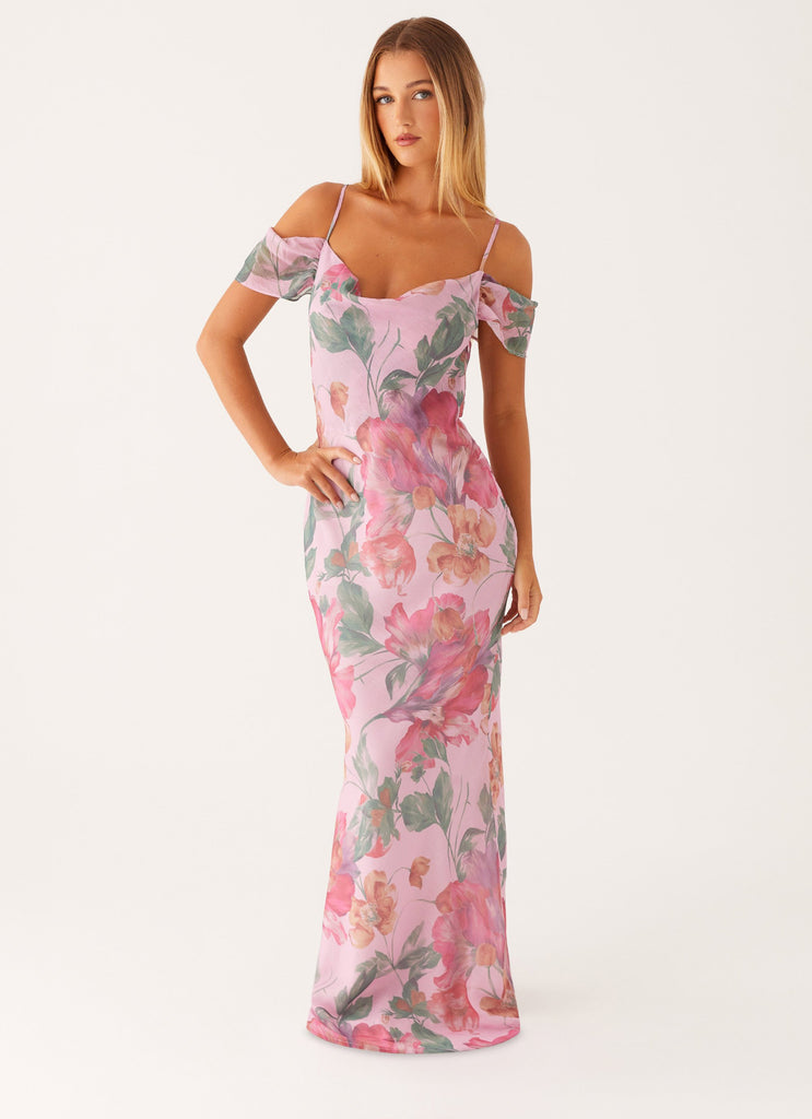 Seline Maxi Dress - Pink Floral Peppermayo Seline Maxi Dress - Pink Floral Peppermayo