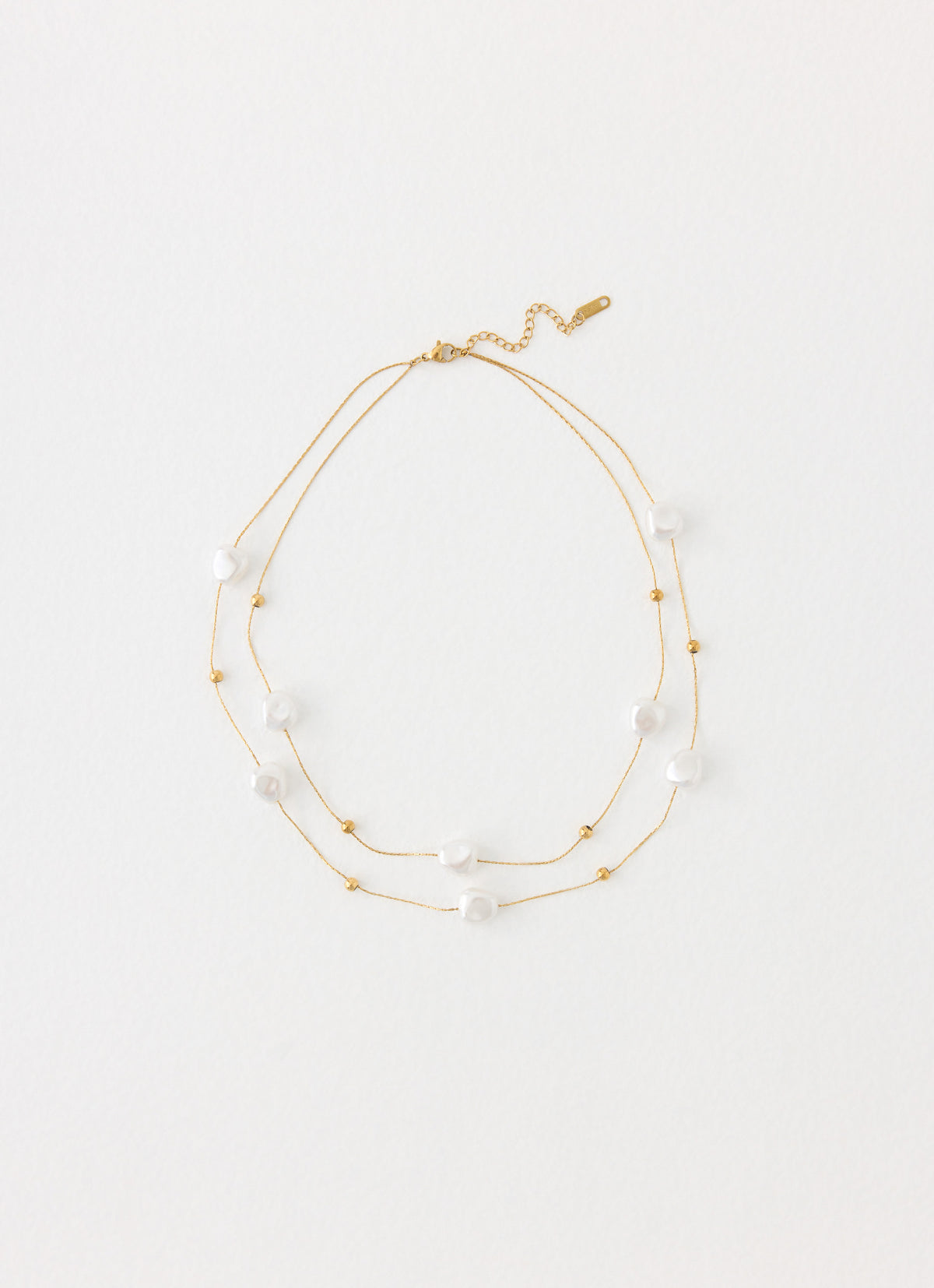 Serena Pearl Necklace - Pearl/Gold
