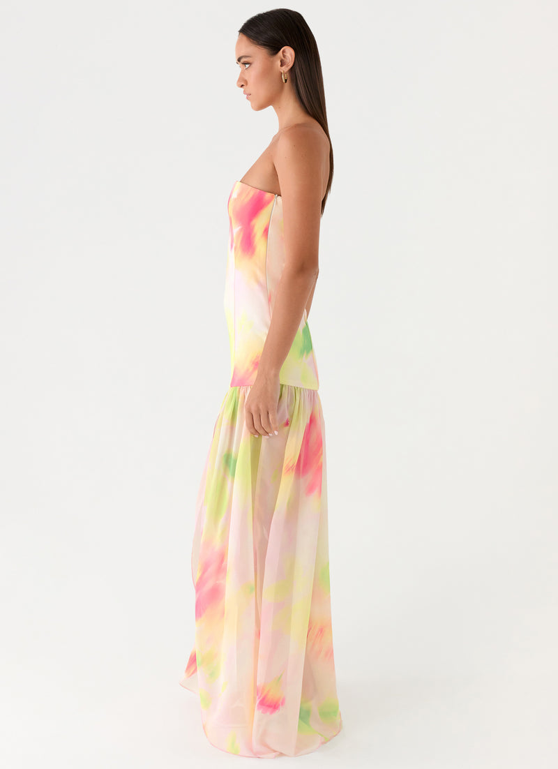 Shape Of Love Maxi Dress - Floral Romance