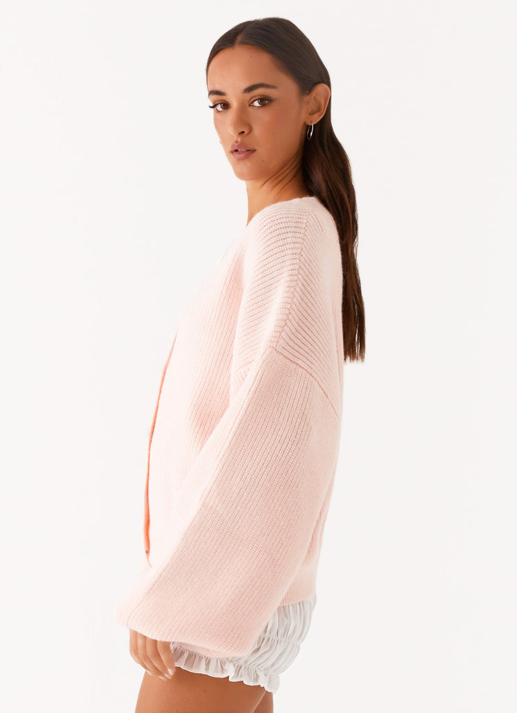 Sheila Knit Cardigan - Blush