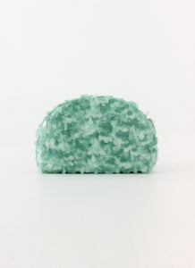 Shimmer Scene Clutch Bag - Turquoise