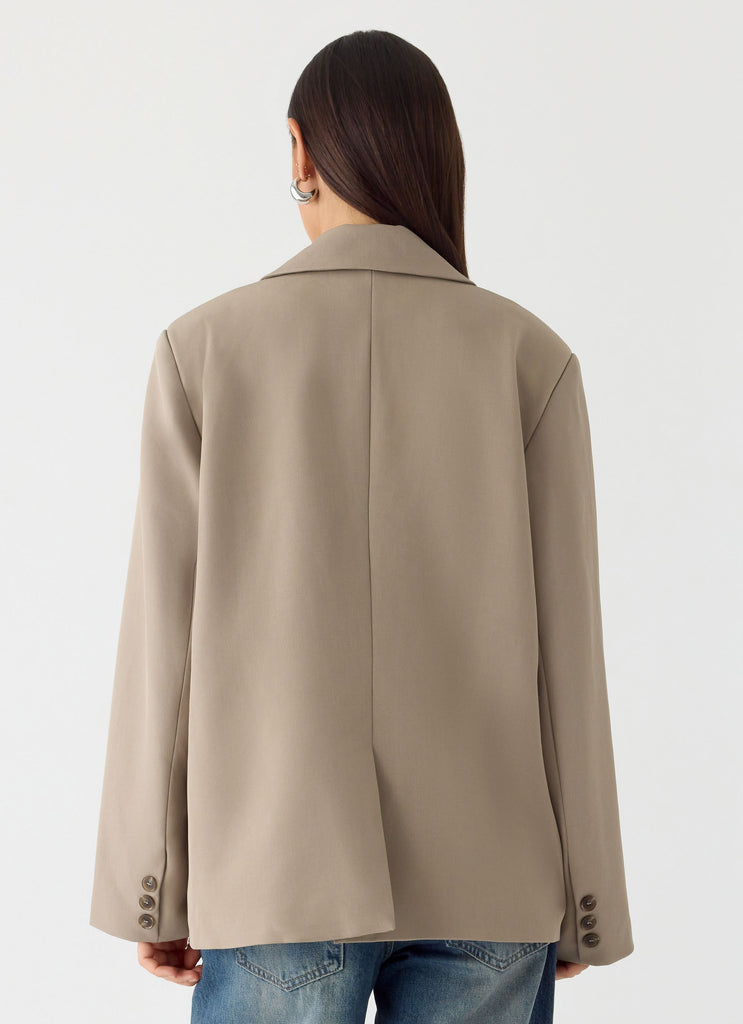 Sibel Blazer - Warm Grey