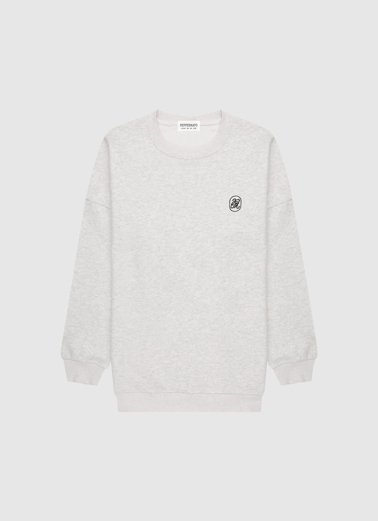 Signature Oversized Sweatshirt - Grey