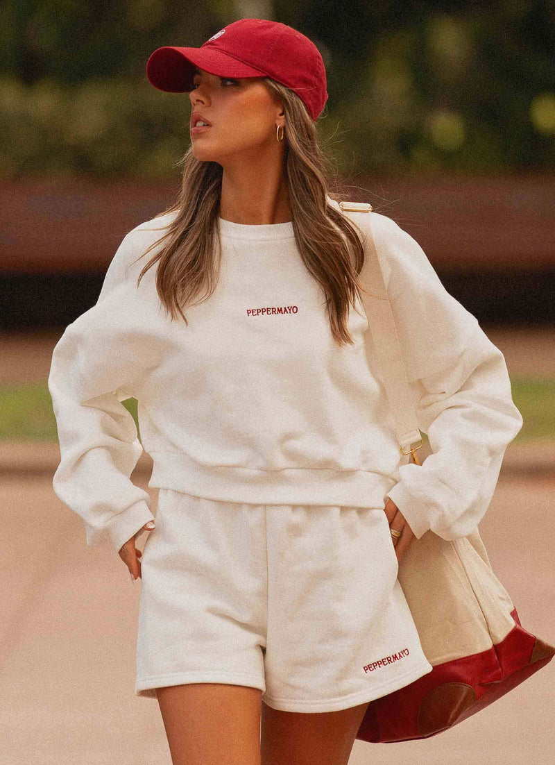 Signature Sweatshorts - Ivory
