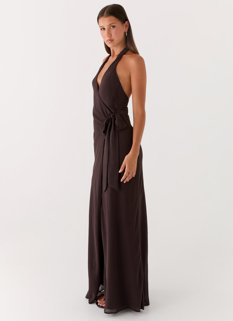 So Chic Maxi Dress - Cool Chocolate