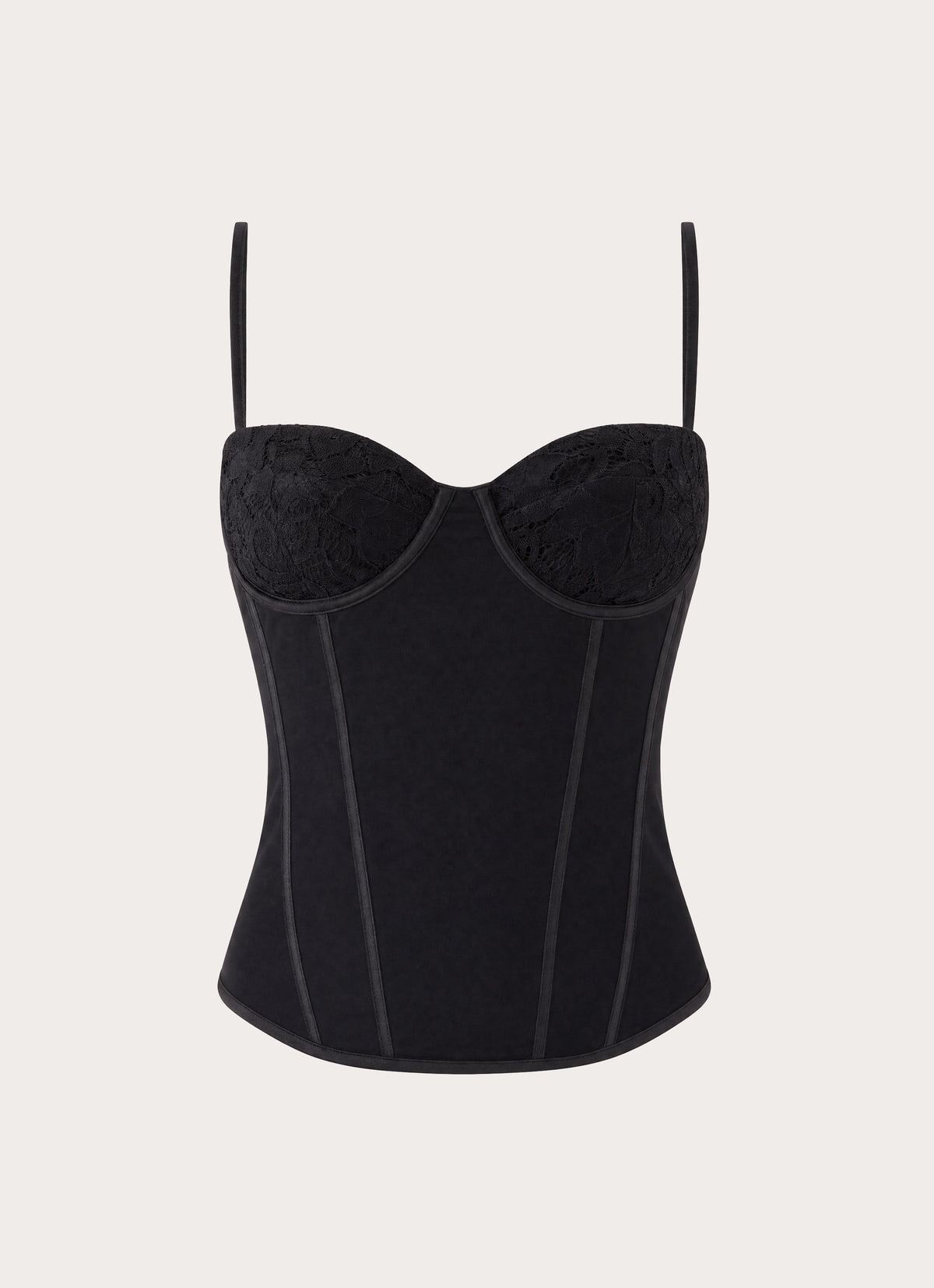 Sofiya Mesh Corset - Black