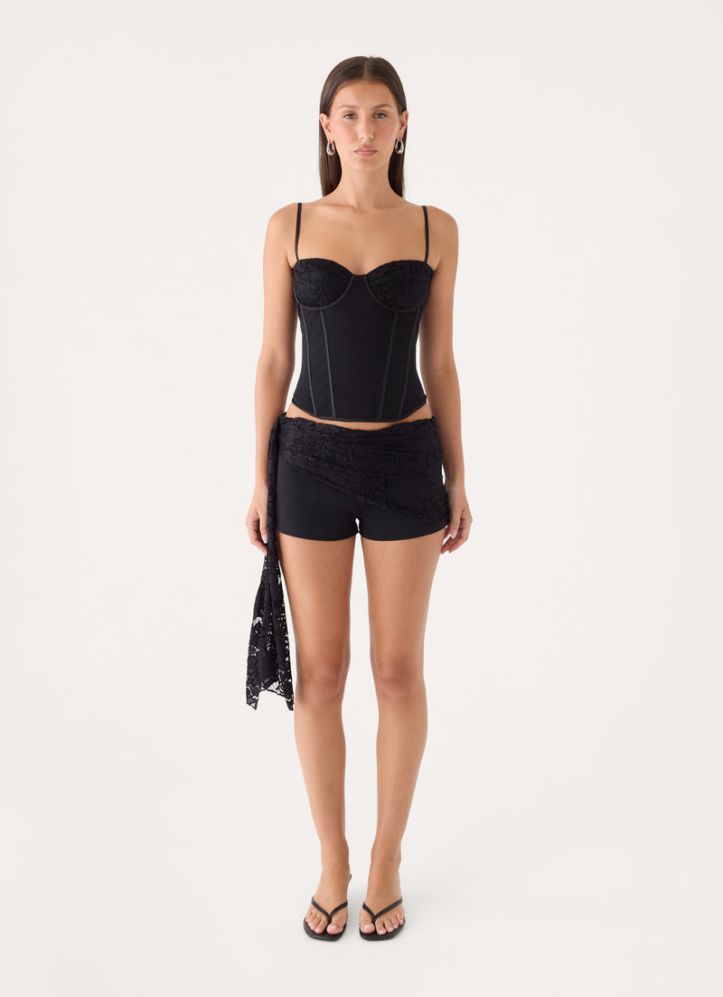Sofiya Mini Short - Black