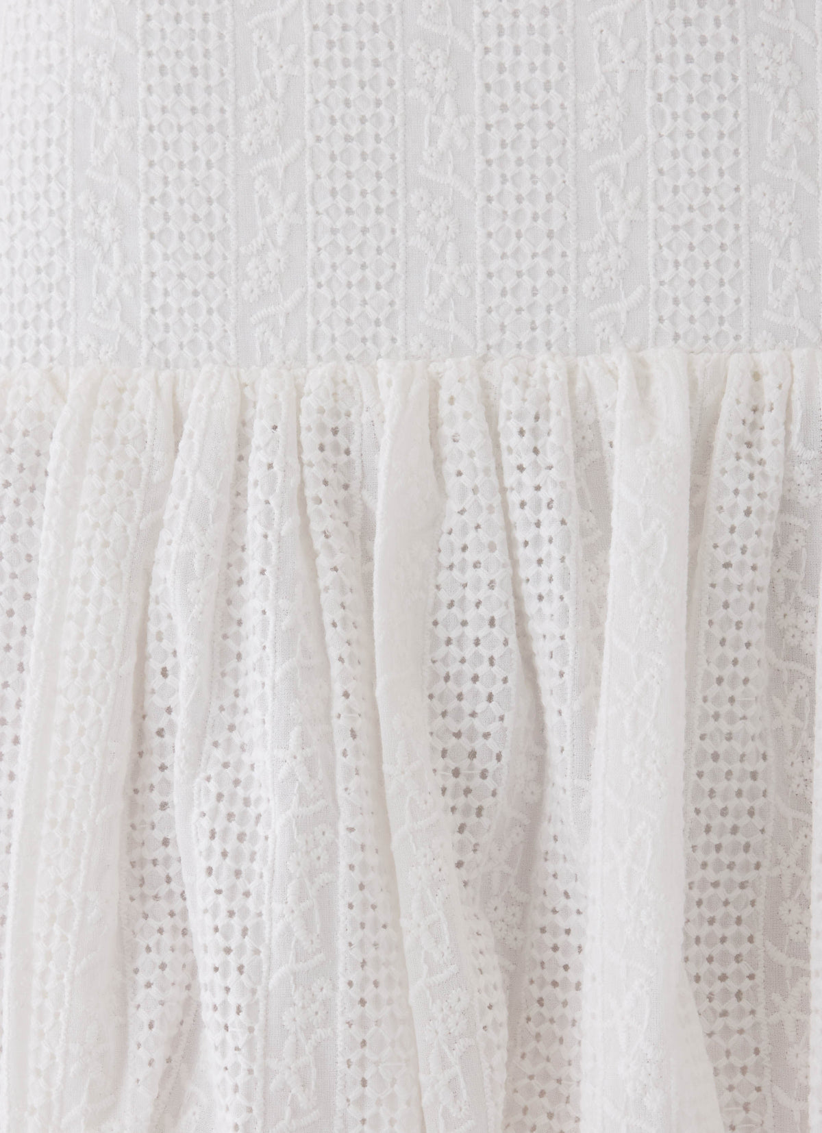 Soft Sky Mini Skirt - White
