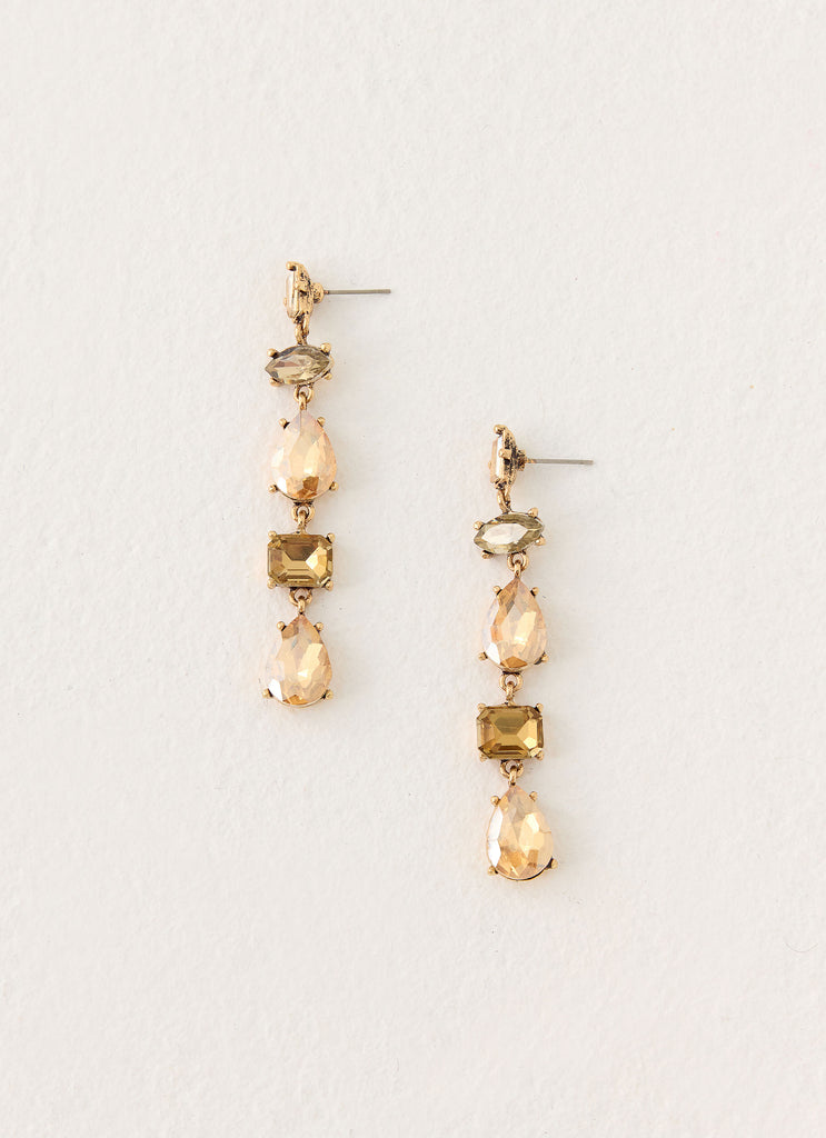 Soleil Shade Earrings - Taupe