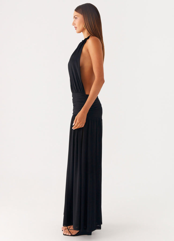 Solena Halter Neck Maxi Dress