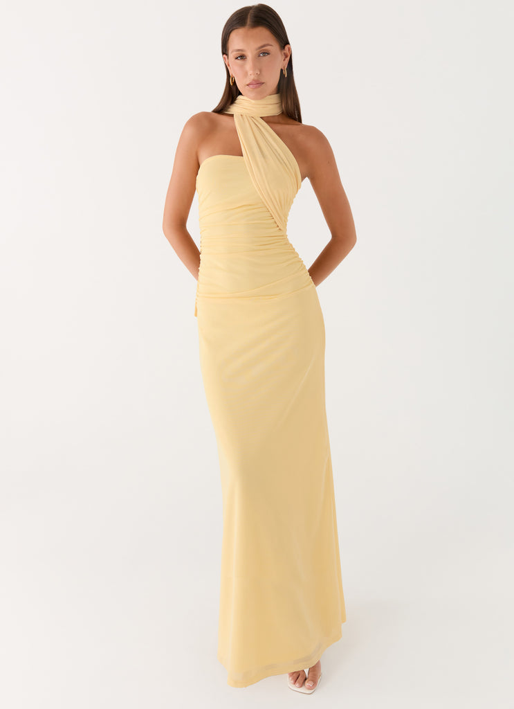 Songbird Maxi Dress - Yellow