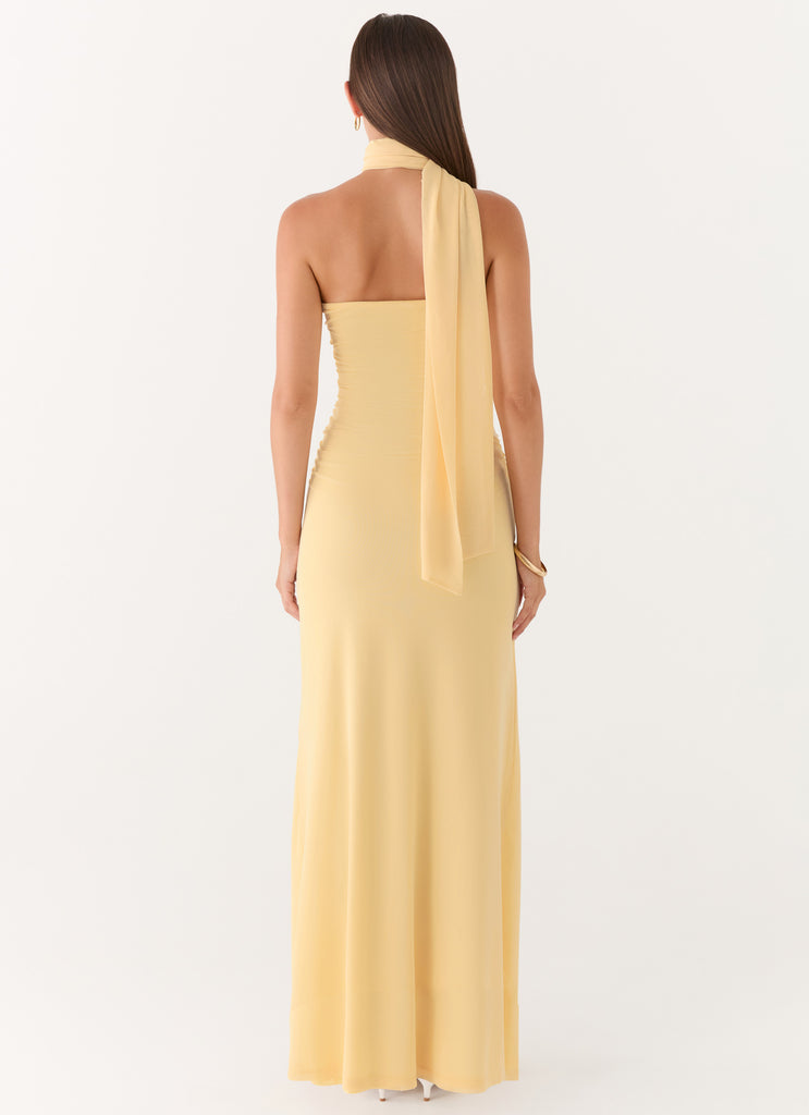 Songbird Maxi Dress - Yellow