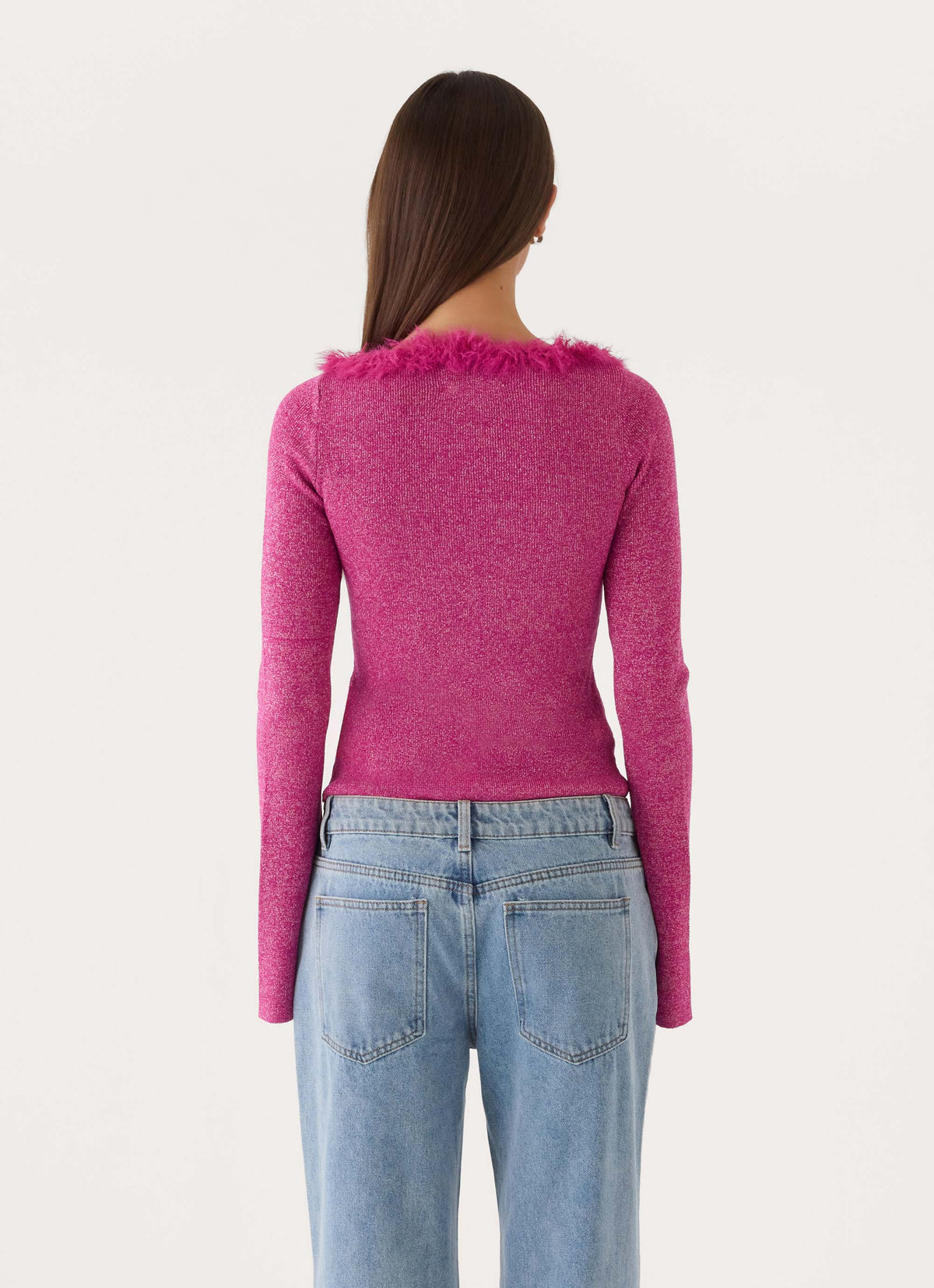 Special Days Long Sleeve Top - Deep Pink