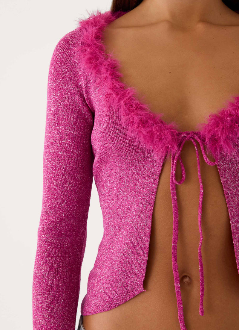 Special Days Long Sleeve Top - Deep Pink
