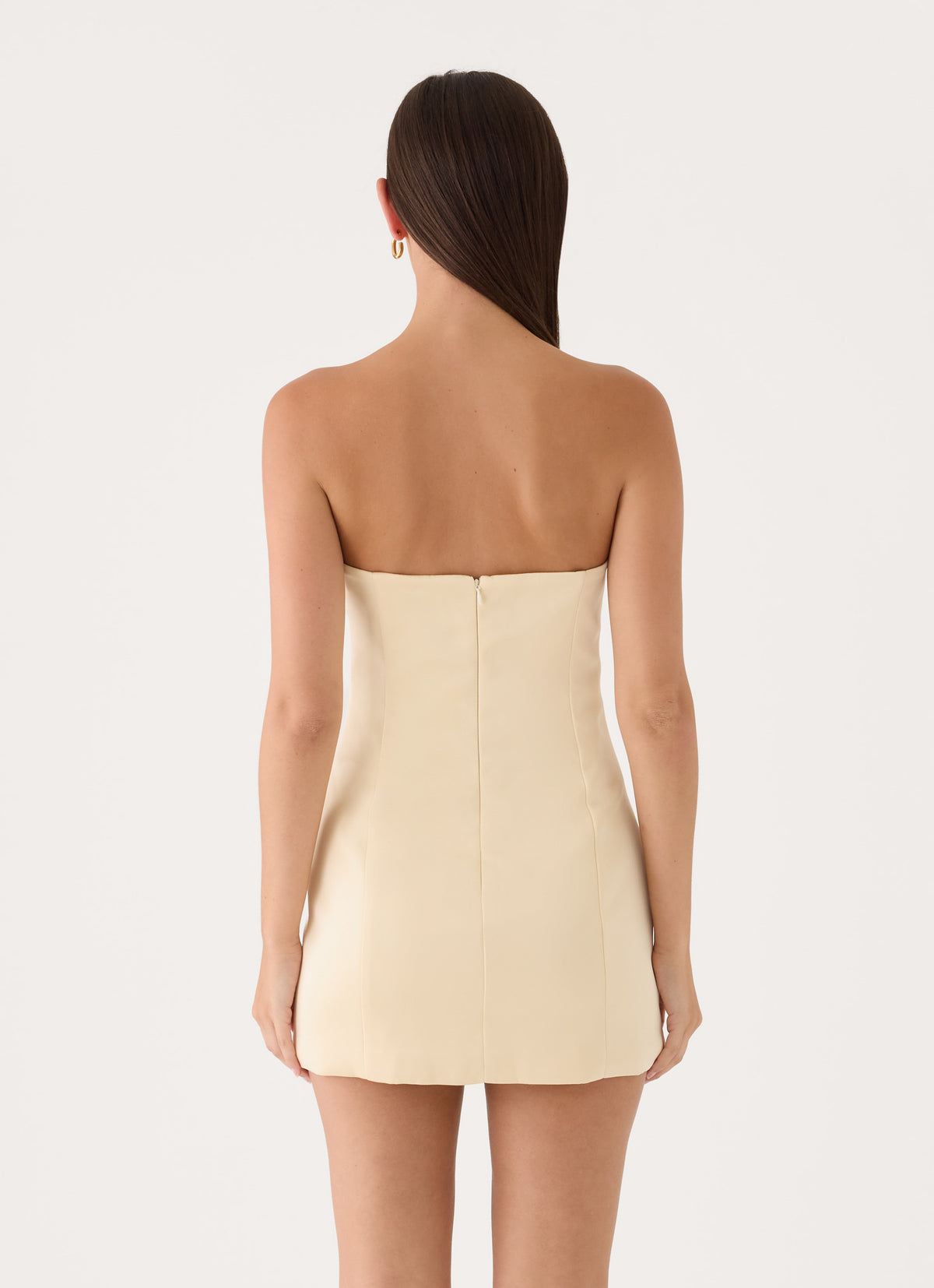 The Spotlight Mini Dress - Champagne