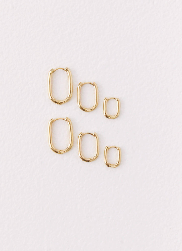 Stevie Earrings Set - Gold