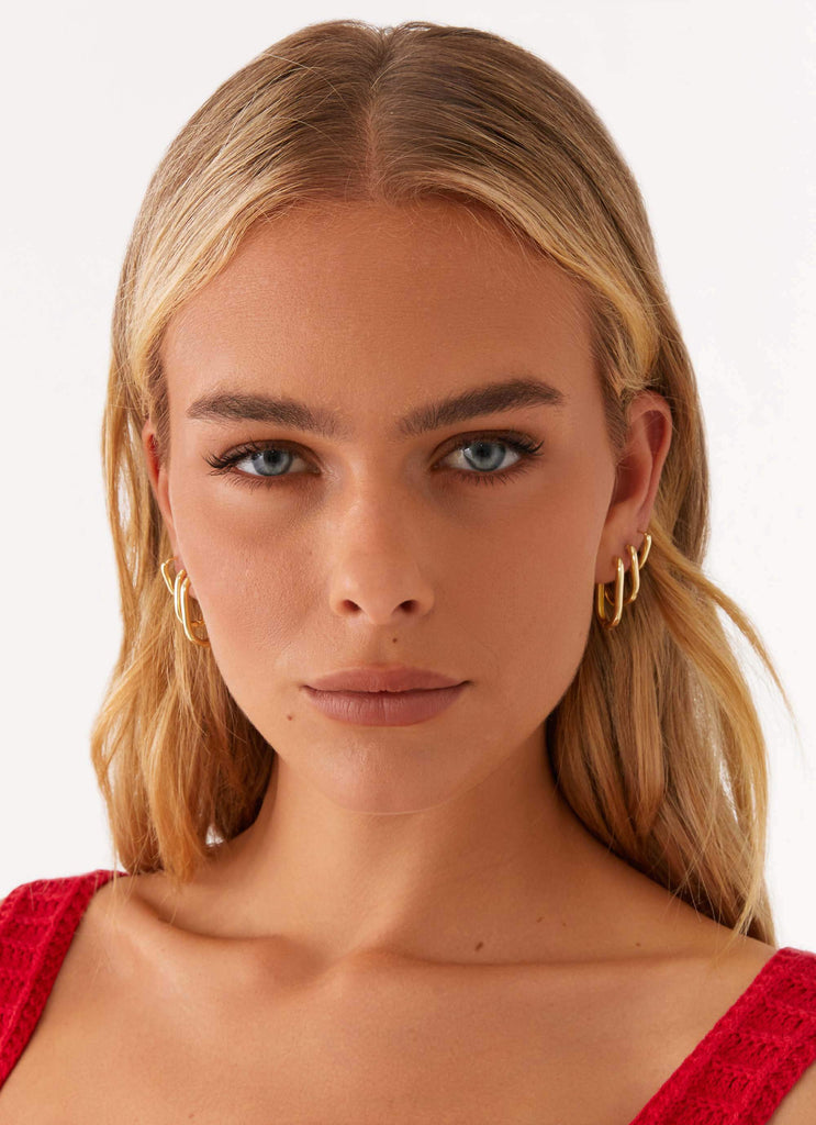 Stevie Earrings Set - Gold