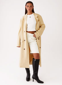 Stockholm Oversized Coat - Butter