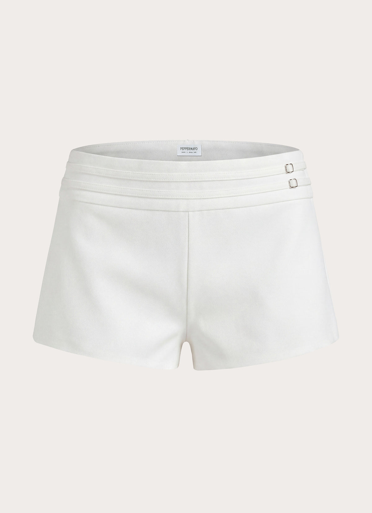 Swarov Low Rise Shorts - White