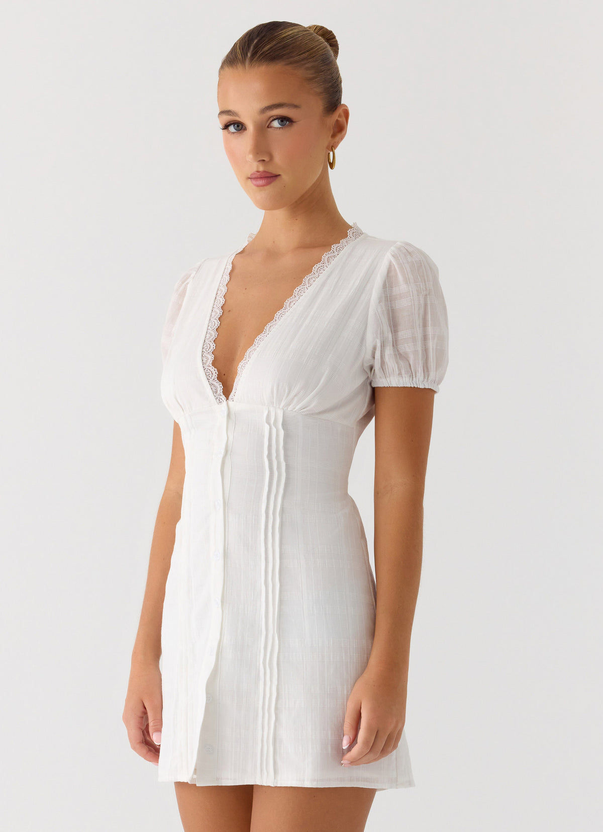 peppermayo white dress Palm Springs Mini NWT Womens Size 6 Drop waist Peppermayo Mini Dress Exclusive Linen