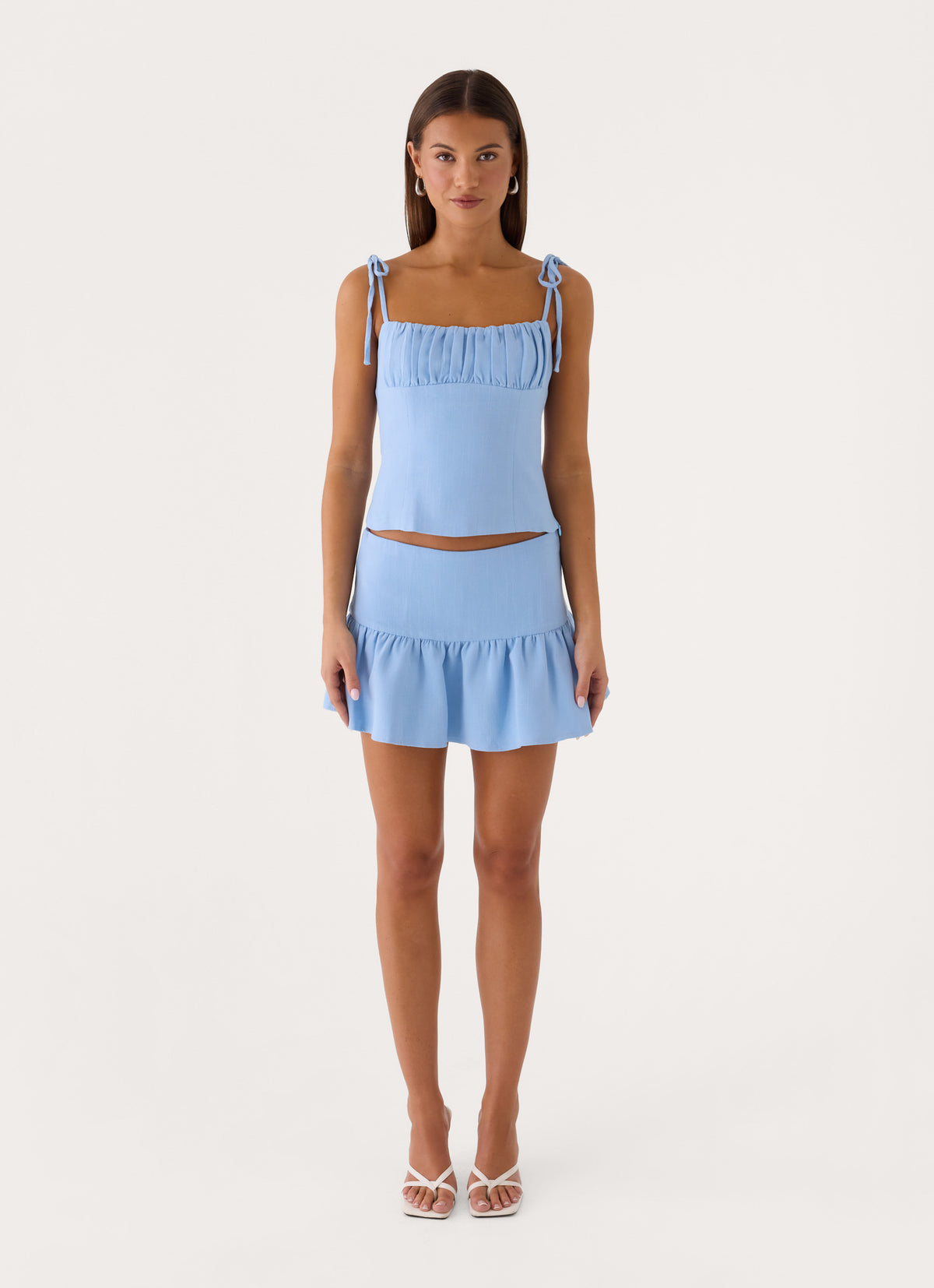 Sweet Serena Top - Powder Blue