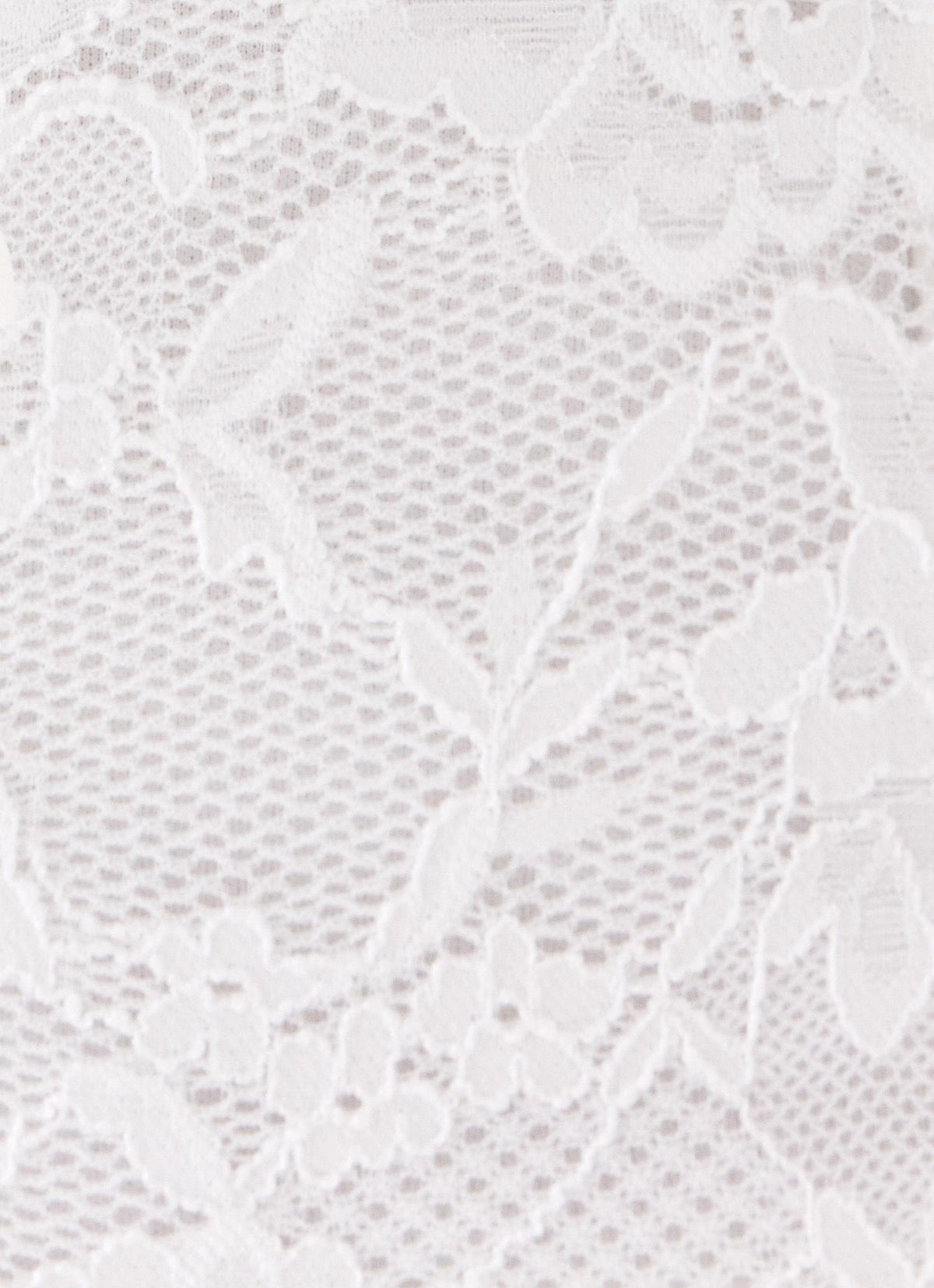 Sweet Verona Lace Mini Dress - White