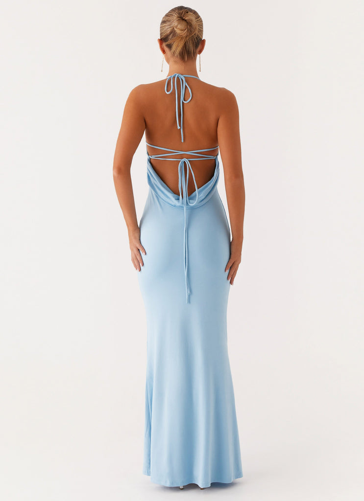 Talk About Us Maxi Dress - Blue