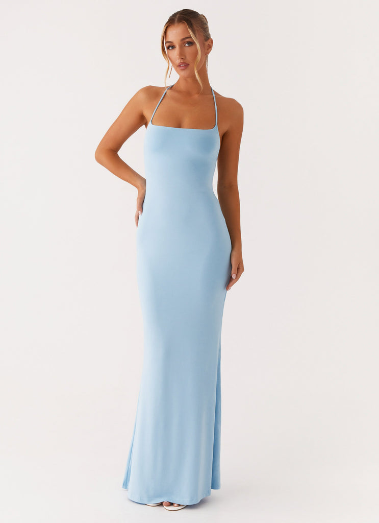 Talk About Us Maxi Dress - Blue