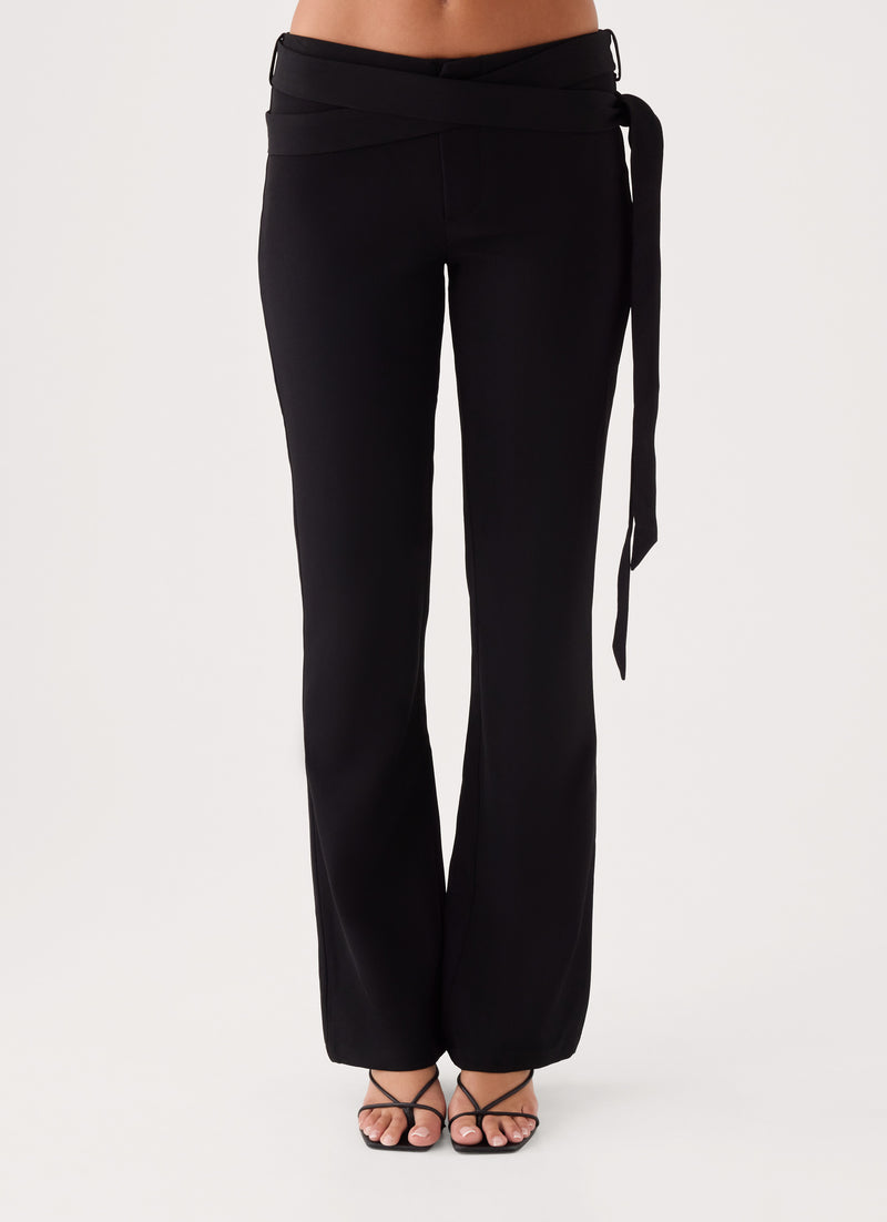 Tamara Low Rise Pant - Washed Black