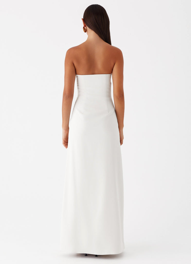 Tasmyn Bustier Maxi Dress - Stone