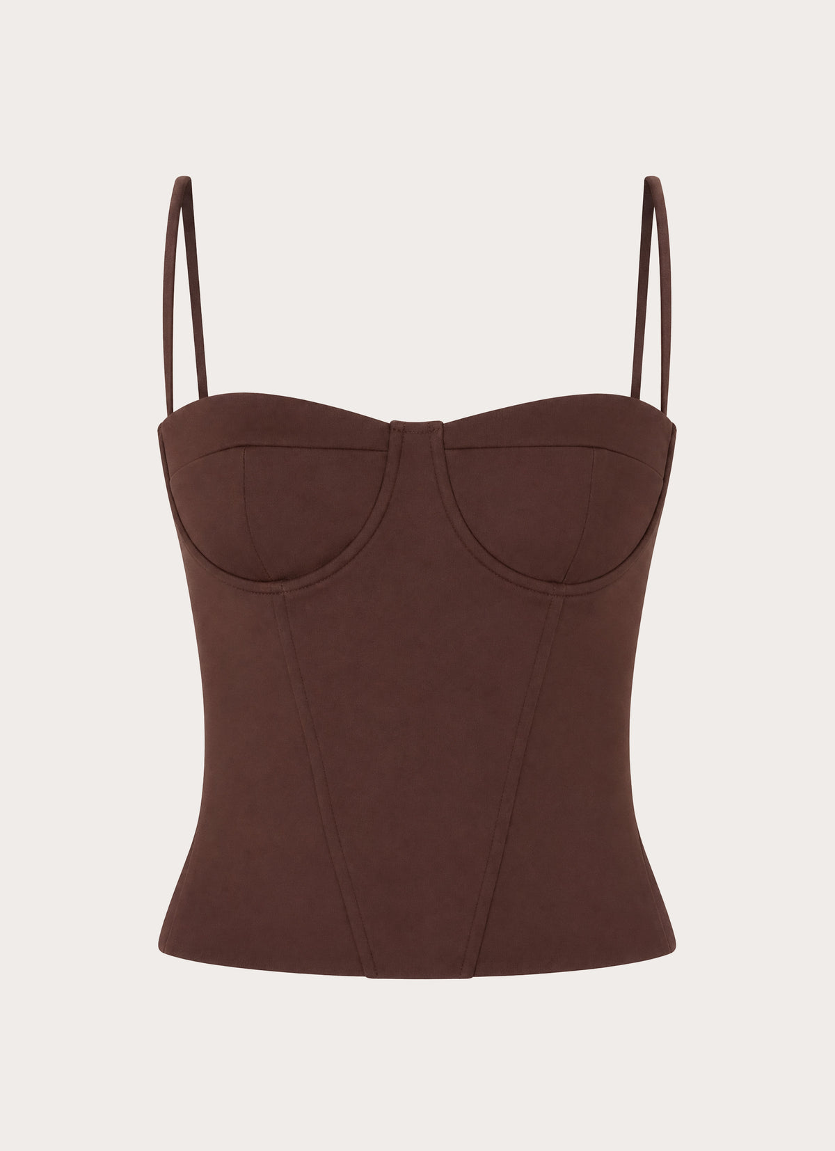 Tayana Corset Top - Chocolate