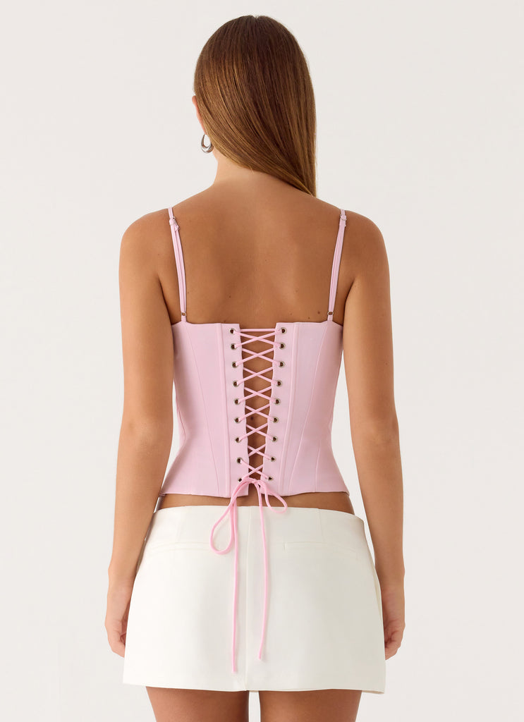 Tayana Corset Top - Pink