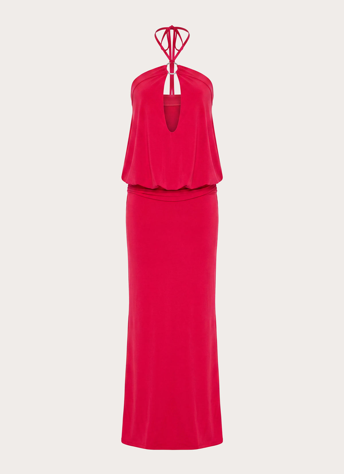 Telling You Maxi Dress - Red Magenta