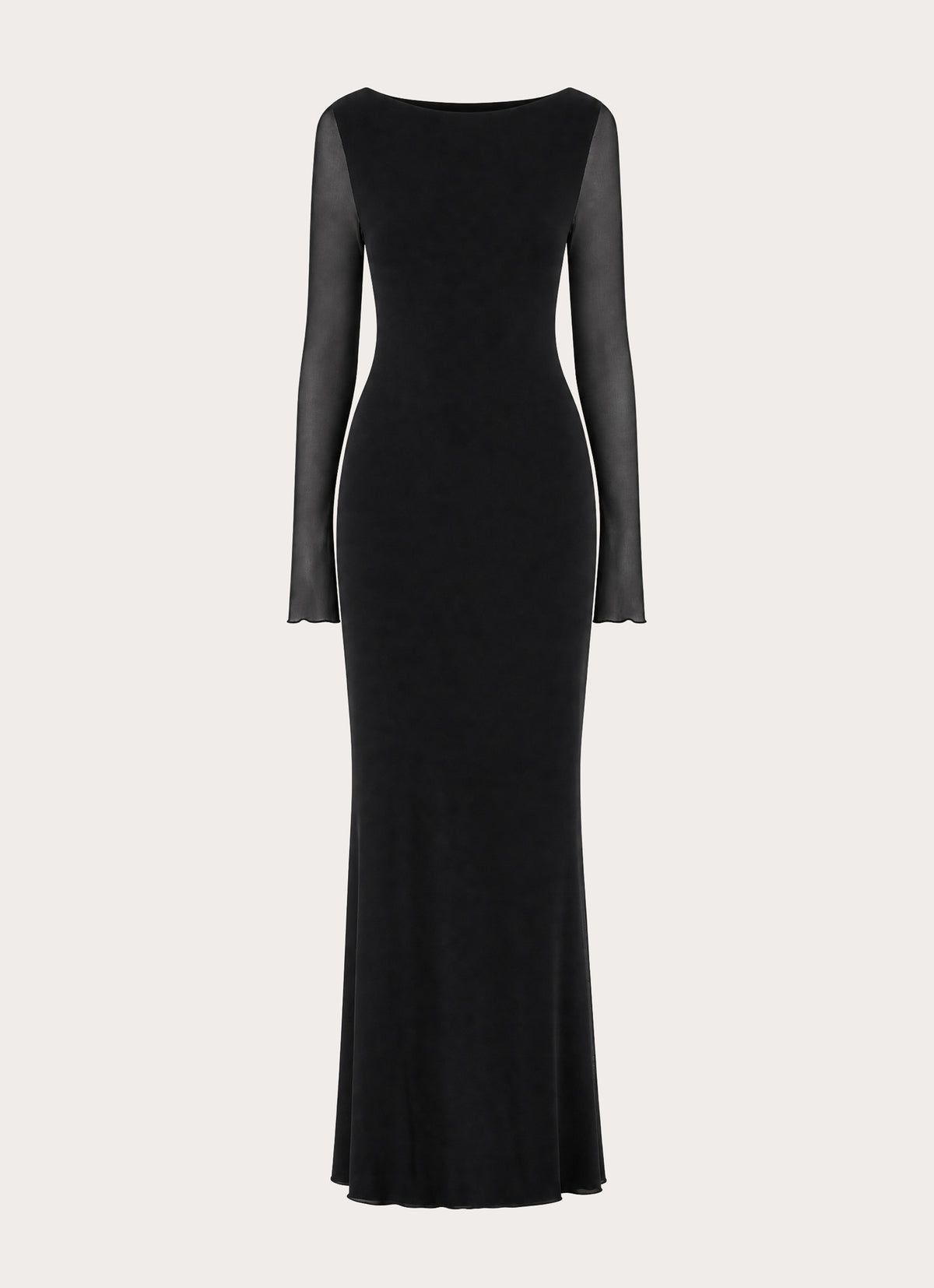 The After Party Backless Maxi Dress - Black