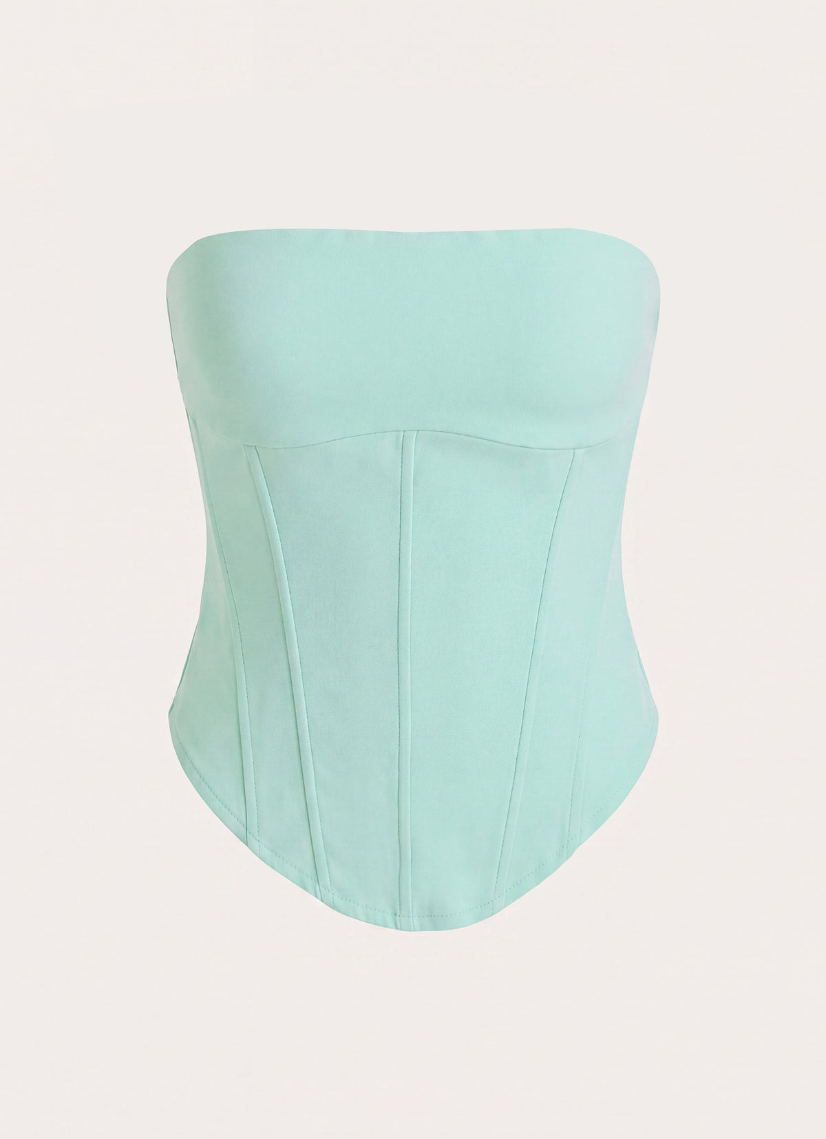 Tillie Corset Top - Aqua