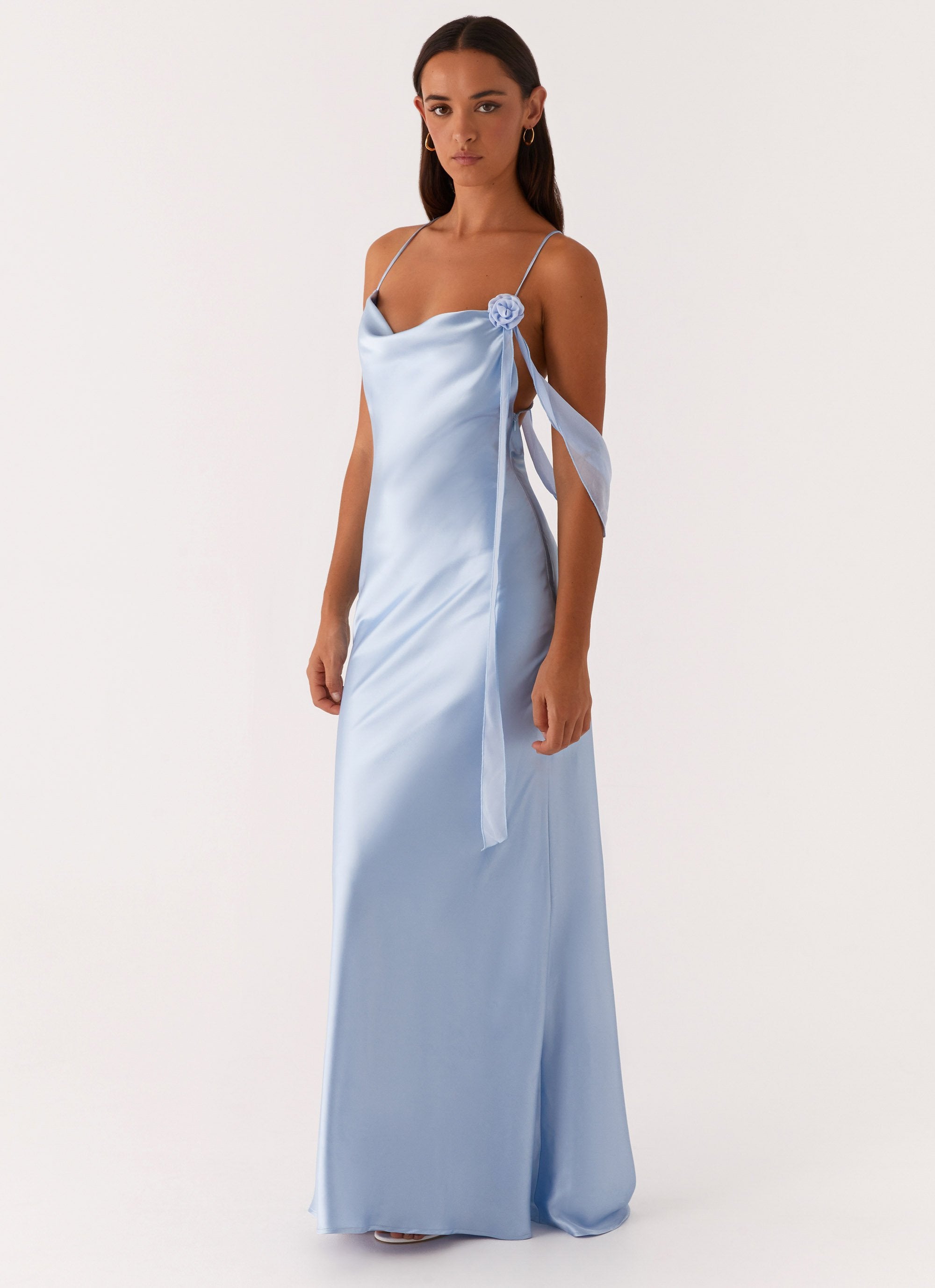 Too Sweet Satin Maxi Dress