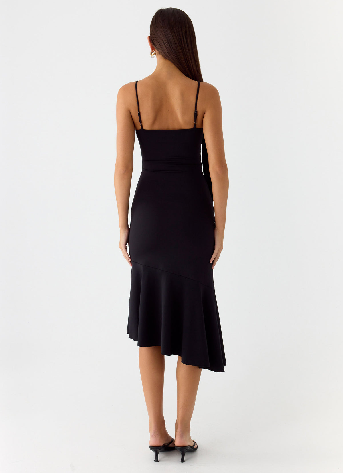 asymmetric midi dress Women's Hazel Pleated Sleeved Organza Voile S/M/L/Customize Blue/Pink/Cream Beige/Red MEAN BLVD Customize / Pink its a commanding choice for cocktail hour Burnout Velvet Asymmetric Midi Dress