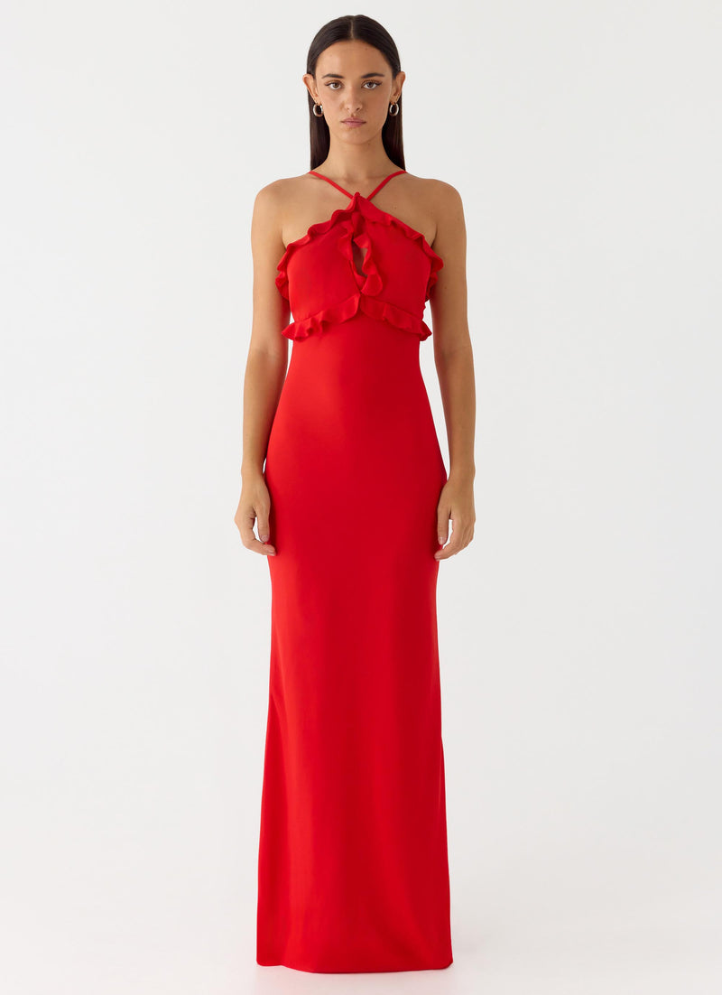 Trieste Maxi Dress - Red